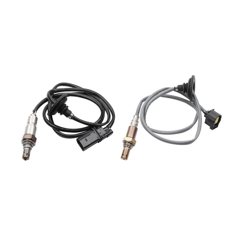 Dasbecan Oxygen O2 Sensor Compatible with Mitsubishi Lancer 20112015 20L 24L Outlander RVR 20112013 Upstream and Downstream Replaces 2345051 2344114 2PCS